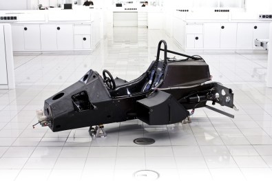 Picture of the MP4/1's advanced monocoque design