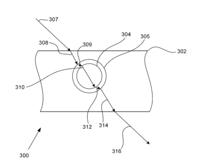 Another simplified illustration of a prior art composite